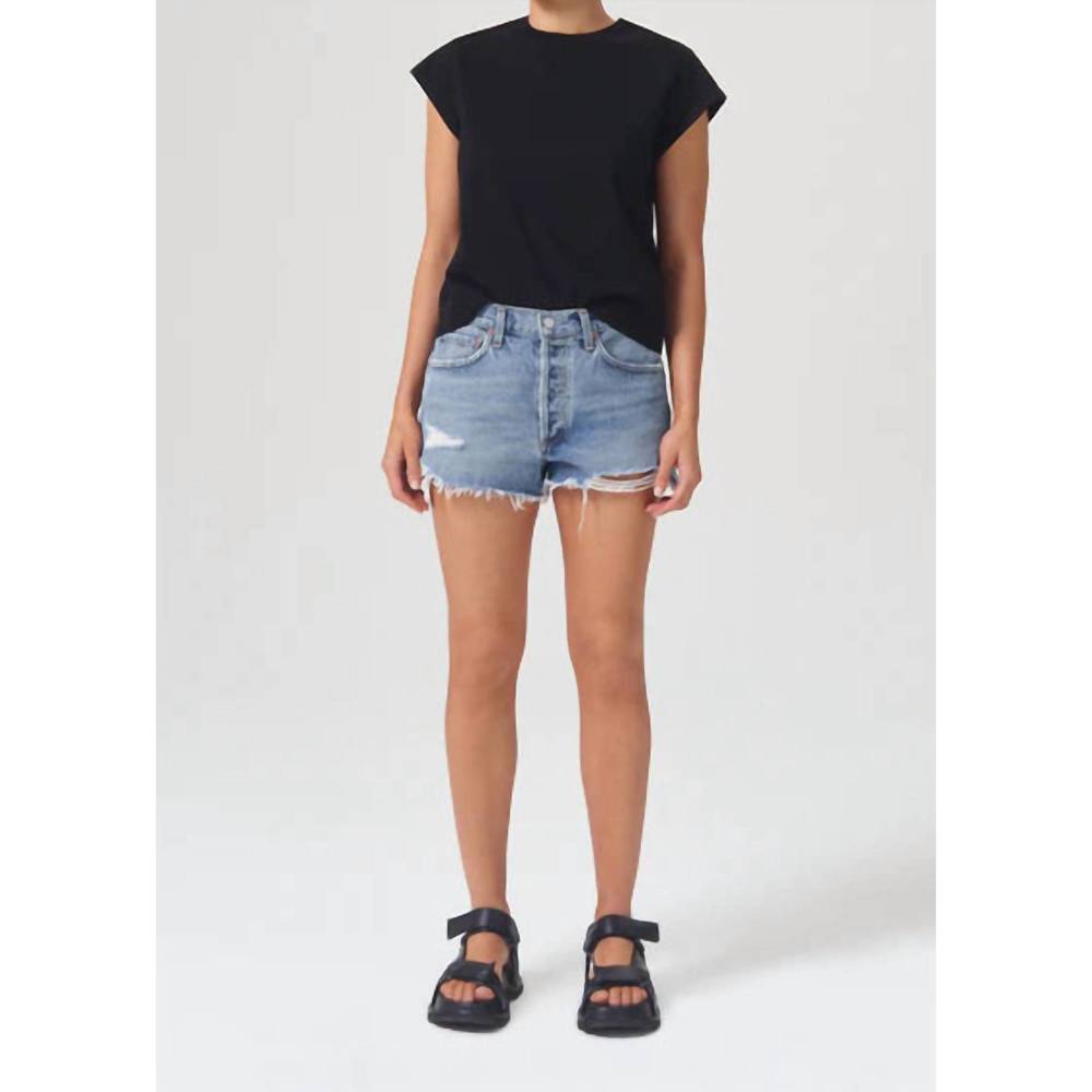 AGOLDE parker vintage cut-off short in grudge